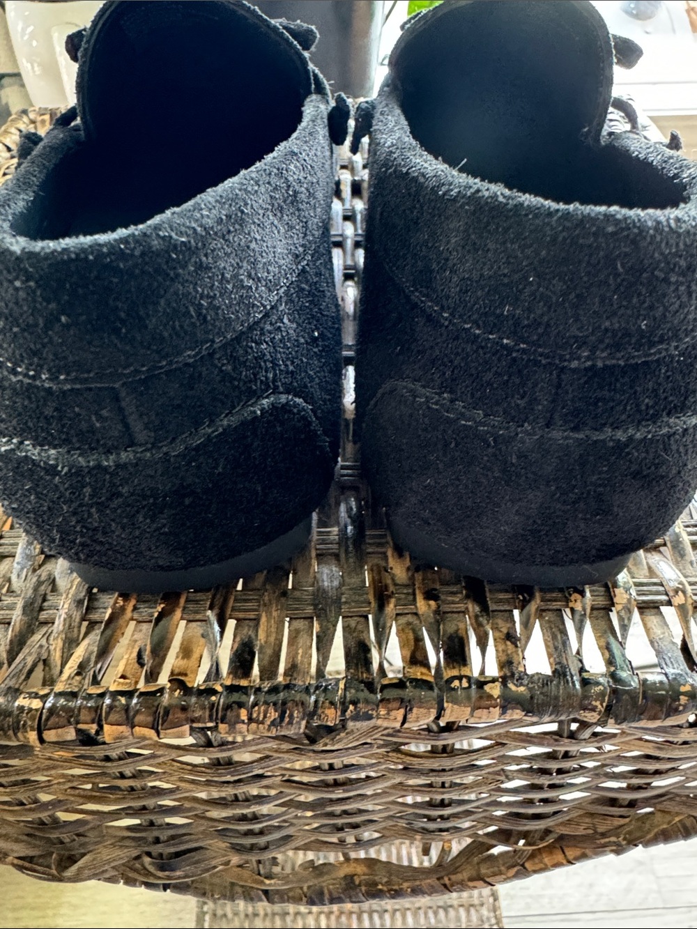 Madewell The Meadow Whipstitched Driver Black Suede Leather‎ Loafer Women’s Sz 9 - Picture 7 of 13